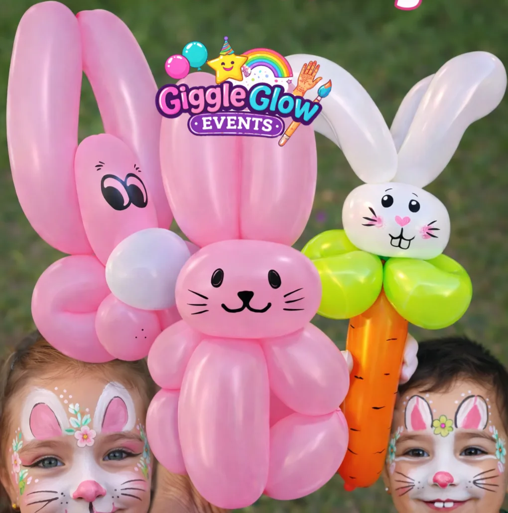 Balloon Bunny Flowers