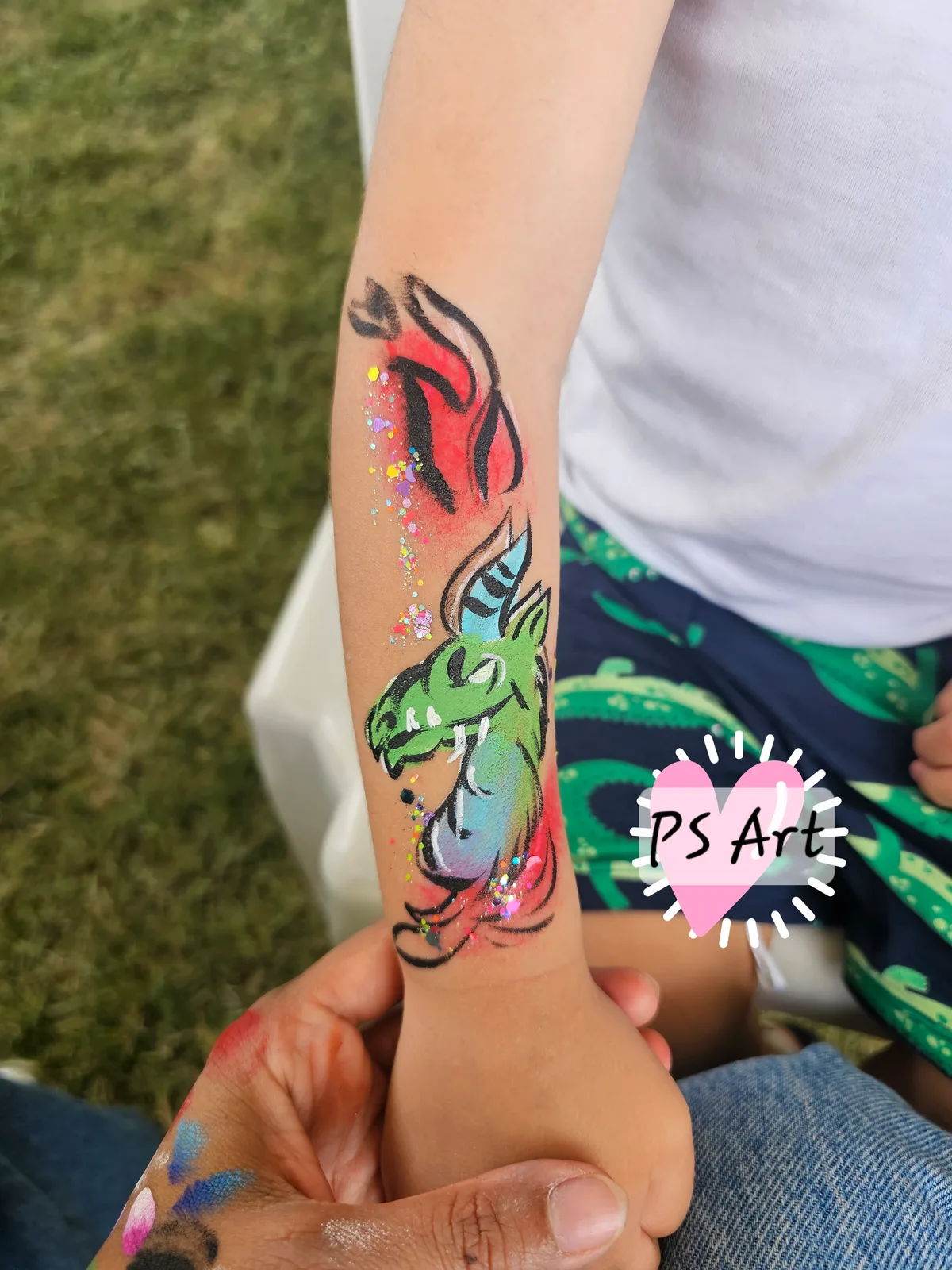 Dragon Arm Body Art